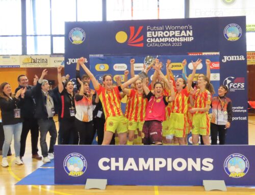 La selecció catalana es proclama campiona d’Europa de futsal femení al pavelló d’Alcarràs