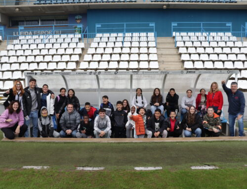 ‘Referents’ visita el Camp d’Esports amb l’escola Joan Maragall de Lleida